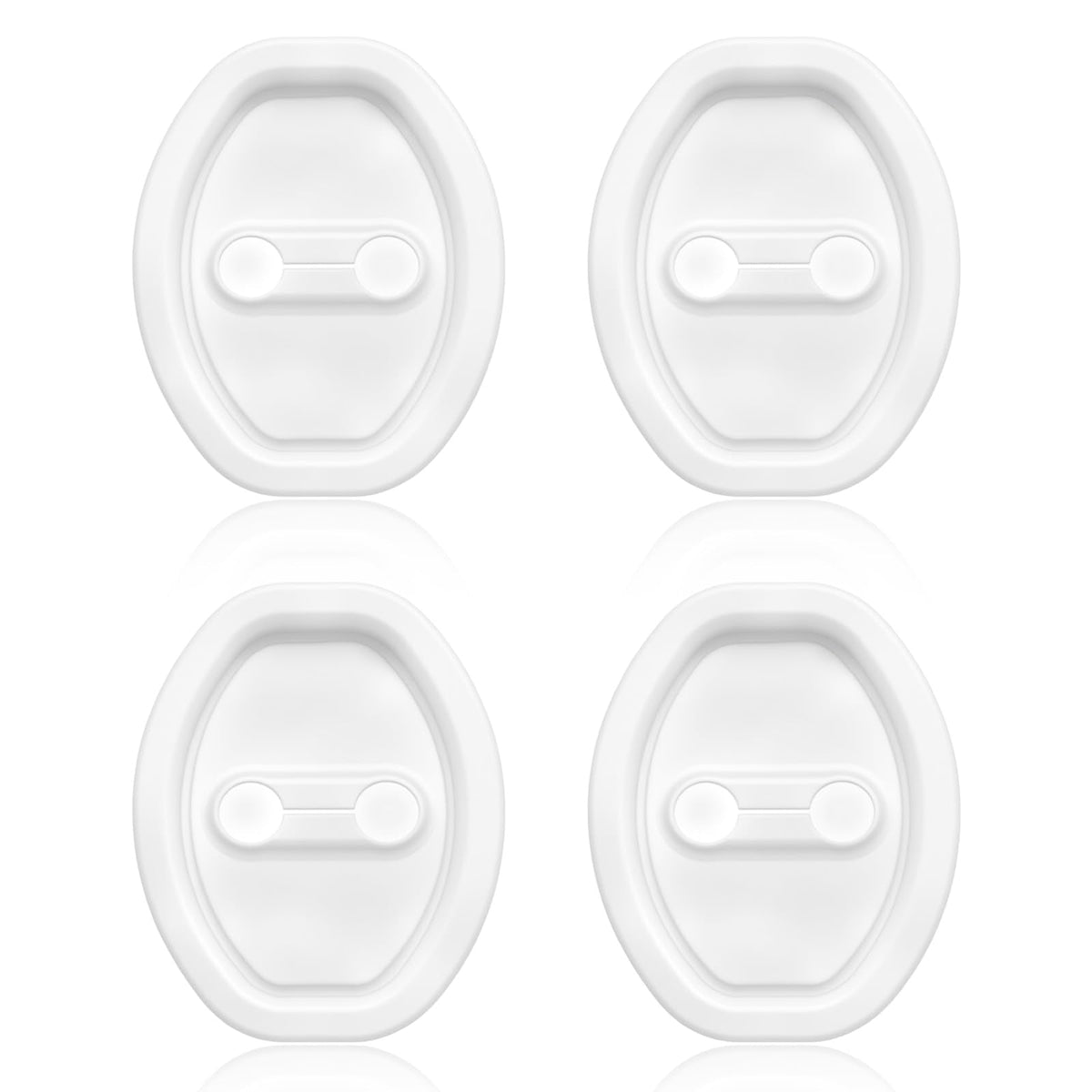 4PCS Upgraded Car Door Latch Guard Cover,Silicone Car Door Lock Cover for Car Door Protector and Noise Reduction,Universal Autom