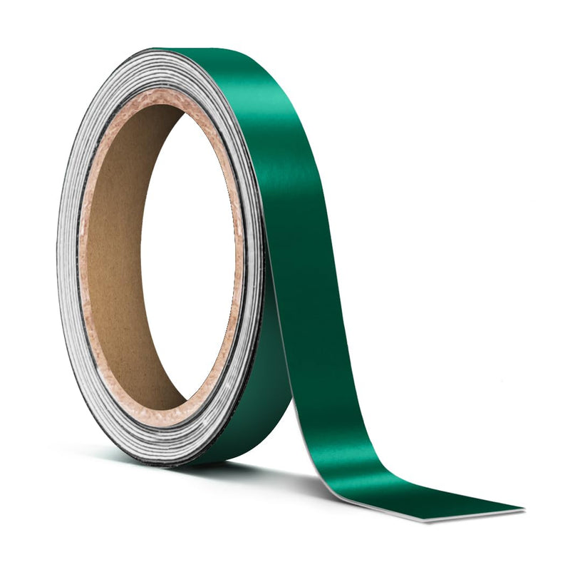 VViViD Satin Emerald Dark Green Chrome Pinstripe Vinyl Tape Roll (    x 25ft)
