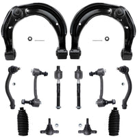 Detroit Axle - Front End 12pc Suspension Kit for Hyundai 2006-2010 Sonata, 2006-2011 Azera 2 Upper Control Arms 2 Lower Ball Joi