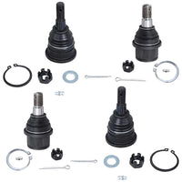 Detroit Axle - 2WD Front 4pc Ball Joints for Dodge Ram 1500 2500 3500, 4 Upper and Lower Ball Joints Replacement