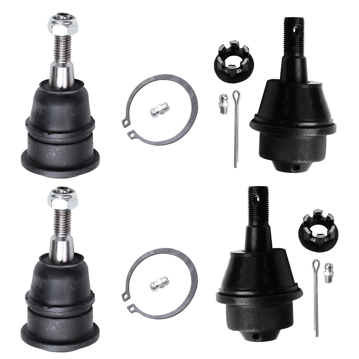 Detroit Axle - Front Ball Joints for Chevy GMC Silverado Sierra 2500 3500 HD Hummer H2, 2 Front Suspension Upper Ball Joints 2 S