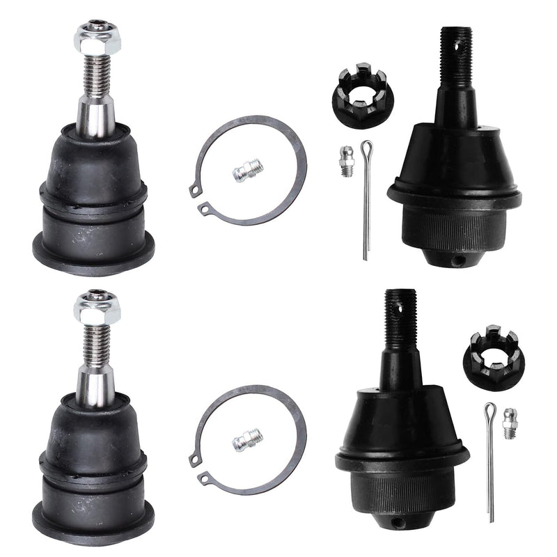 Detroit Axle - Front Ball Joints for Chevy GMC Silverado Sierra 2500 3500 HD Hummer H2, 2 Front Suspension Upper Ball Joints 2 S