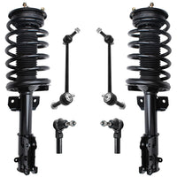 Detroit Axle - Front Struts Kit for 2005-2010 Ford Mustang Base GT 2006 2007 2008 2009, 2 Ready Struts, 2 Outer Tie Rods, 2 Sway