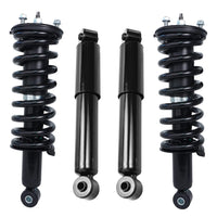 Detroit Axle - Struts Shocks for 2005-2012 Nissan Pathfinder Complete 2 Front Struts with Coil Spring 2 Rear Shock Absorbers 200