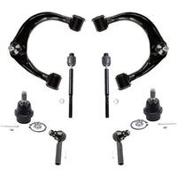Detroit Axle - 8pc Front End Suspension Kit for 2003-2009 Toyota 4Runner FJ Cruiser Lexus GX470 2 Upper Control Arms w/Ball Join