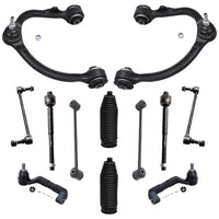 Detroit Axle - AWD Front End Kit for 2005-2010 Chrysler 300, 2005-2008 Dodge Magnum, 2007-2010 Charger, Upper Control Arms w/Bal