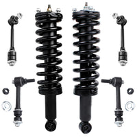 Detroit Axle - 4WD V6 Front Struts Kit for 1996-2002 Toyota 4Runner 2 Front Ready Struts w/Coil Spring 4 Front & Rear Sway Bar E
