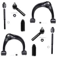 Detroit Axle - 8pc Front End Kit for 03-09 Lexus GX470 Toyota 4Runner, 07-09 FJ Cruiser, 2 Upper Control Arms 4 Tie Rod Ends 2 B