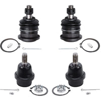 Detroit Axle - Front Ball Joints for Toyota 03-18 4Runner 07-14 FJ Cruiser 03-09 Lexus GX470, 4 Upper & Lower Ball Joints 2007 2