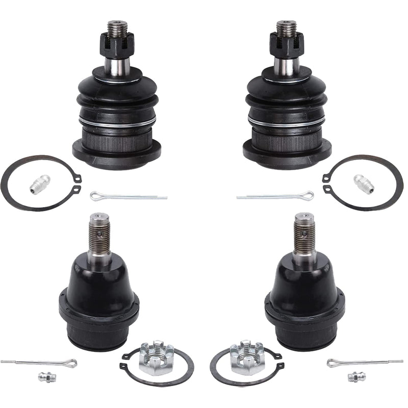 Detroit Axle - Front Ball Joints for Toyota 03-18 4Runner 07-14 FJ Cruiser 03-09 Lexus GX470, 4 Upper & Lower Ball Joints 2007 2