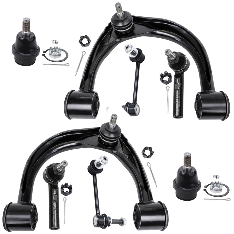 Detroit Axle - Front Control Arms Kit for 2003-2009 Toyota 4Runner FJ Cruiser Lexus GX470, 2 Upper Control Arms 2 Lower Ball Joi