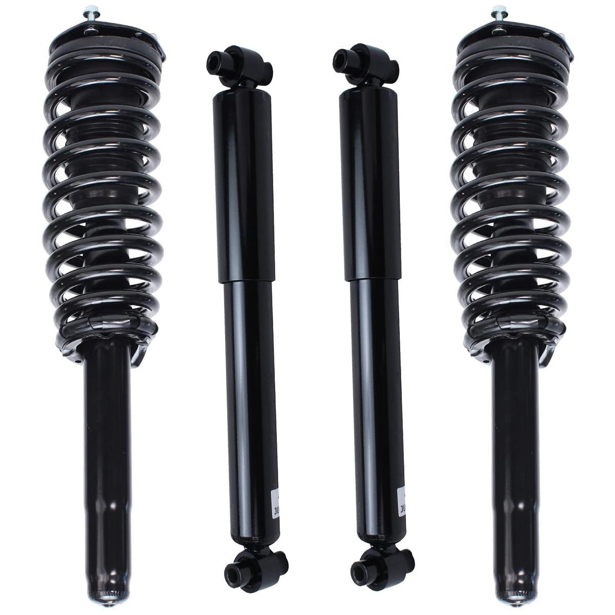 Detroit Axle - 4pc Struts Shocks for 2010-2012 Ford Fusion Lincoln MKZ 10-11 Mercury Milan Complete 2 Front Struts with Coil Spr