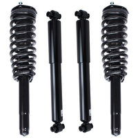 Detroit Axle - 4pc Struts Shocks for 2010-2012 Ford Fusion Lincoln MKZ 10-11 Mercury Milan Complete 2 Front Struts with Coil Spr