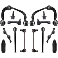 Detroit Axle - Front End 14pc Suspension Kit for 2007-2014 Ford Expedition Lincoln Navigator, 2 Upper Control Arms 2 Lower Ball