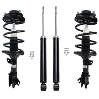 Detroit Axle - 3.5L Struts Shocks for Hyundai Santa Fe 2003-2006, 2 Front Ready Suspension Struts w/Coil Spring 2 Rear Shock Abs