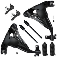 Detroit Axle - 8PC Front Lower Control Arms and Inner Outer Tie Rods w/Boots for 2002 2003 Ford Explorer - [02-03 Mercury Mounta