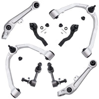 Detroit Axle - RWD Front End 8pc Suspension Kit for 2003-2004 Nissan 350Z Infiniti G35, 4 Lower Forward & Upper Control Arms 2 O