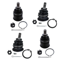 Detroit Axle - Front 4pc Ball Joints for 92-00 Honda Civic, 97-00 EL, 4 Lower & Upper Ball Joints 1992 1993 1994 1995 1996 1997