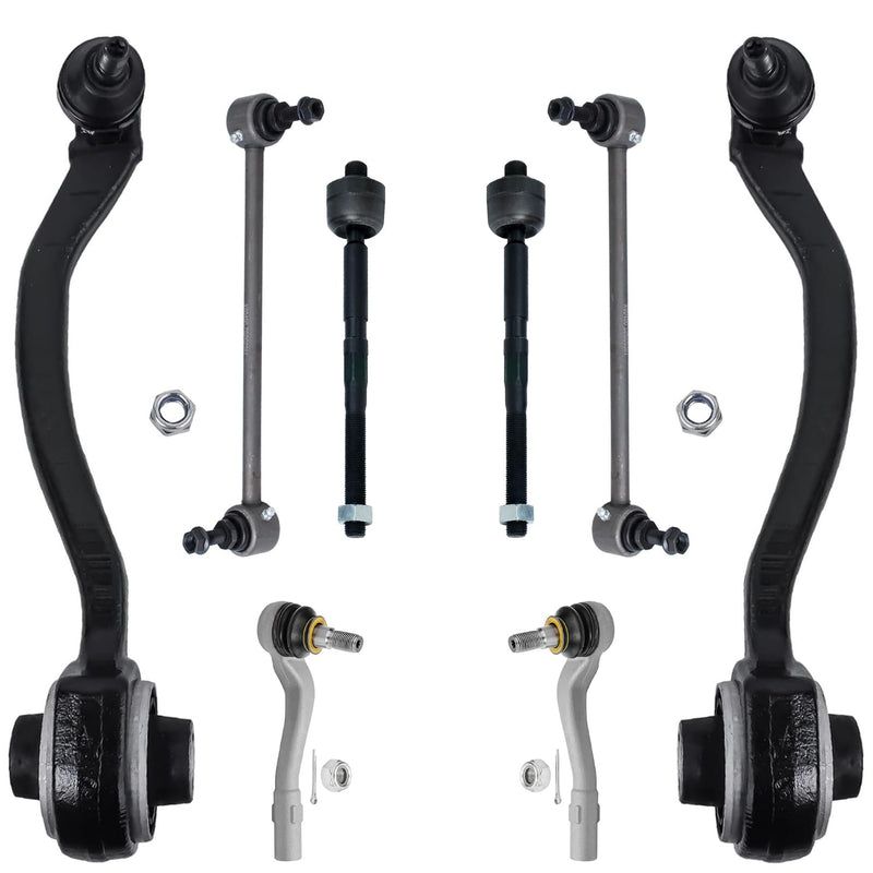 Detroit Axle - Front End Kit for Mercedes-Benz C230 C240 C280 C320 C350 CLK320 CLK350 CLK500 CLK550, 2 Lower Rearward Facing Con