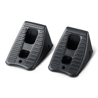Amazon Basics Automotive Wheel Chocks, 2-Pack, Black