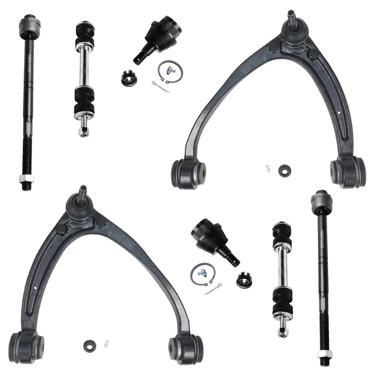 Detroit Axle - 8pc Front End Kit for Silverado Suburban Sierra 1500 Chevy Avalanche Tahoe GMC Yukon Cadillac Escalade ESV EXT, U
