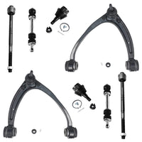 Detroit Axle - 8pc Front End Kit for Silverado Suburban Sierra 1500 Chevy Avalanche Tahoe GMC Yukon Cadillac Escalade ESV EXT, U