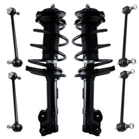 Detroit Axle - Front Struts Kit for Toyota Camry 2012 2013 2014, 2 Ready Suspension Struts w/Coil Spring Assembly 4 Front Rear S