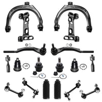 Detroit Axle - Front Rear Suspension Kit for Chevrolet Trailblazer EXT SSR GMC Envoy XUV Buick Rainier Saab 9-7x Control Arms Ba