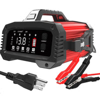 E-FAST 25A Smart Car Battery Charger, 12V/24V Automatic Automotive Battery Maintainer & Desulfator with 200s Booster Mode - Adju