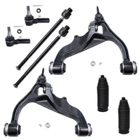 Detroit Axle - 4WD Front End Suspension Kit for 2006-2012 Dodge Ram 1500 [5 Lug] 2 Lower Control Arms w/Ball Joints 4 Inner & Ou