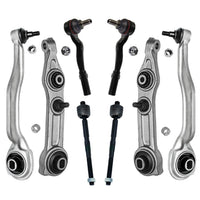 Detroit Axle - 8pc Front End Kit for Mercedes-Benz E350 E320 E500 CLS550 CLS500 E550, CLS63 CLS55 E55 E63 AMG, 4 Lower Rearward