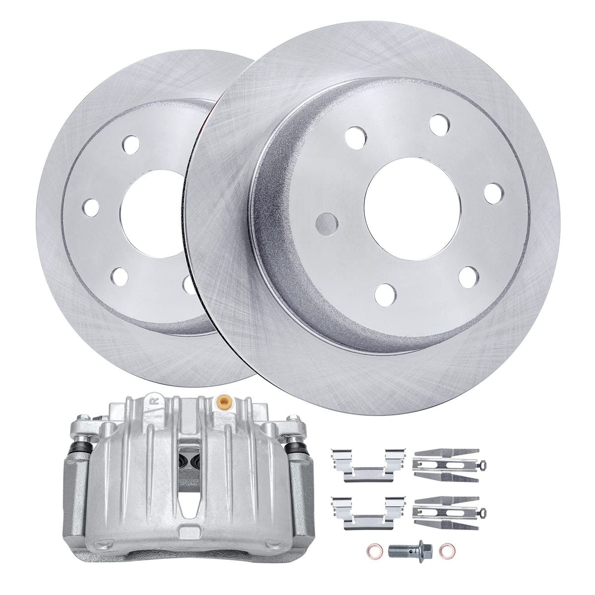 Detroit Axle - Rear Brake Kit for Chevy GMC Silverado Suburban Sierra Yukon XL 1500 Tahoe Cadillac Escalade Disc Brakes Rotors D