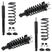 Detroit Axle - 4pc Struts Shocks for 03-11 Ford Crown Victoria Lincoln Town Car Mercury Grand Marquis, 2 Front Struts & Coil Spr