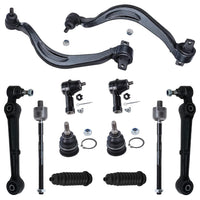 Detroit Axle - 12pc Front End Suspension Kit for Mitsubishi Eclipse Galant Chrysler Sebring Dodge Avenger Eagle Talon, Lower Con