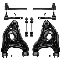 Detroit Axle - New 8-Piece Front Suspension Kit fits 2WD ONLY - (2) Front Lower Suspension Control Arms & Ball Joints, (2) Front