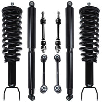 Detroit Axle - 2WD Suspension Kit for 05-09 Dodge Dakota Mitsubishi Raider, Front Struts w/Coil Spring Rear Shock Absorbers Fron