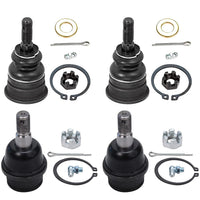 Detroit Axle - 4 Front Ball Joints for 2002-2005 Ford Explorer Mercury Mountaineer Lincoln Aviator 2003 2004 Upper Lower Ball Jo