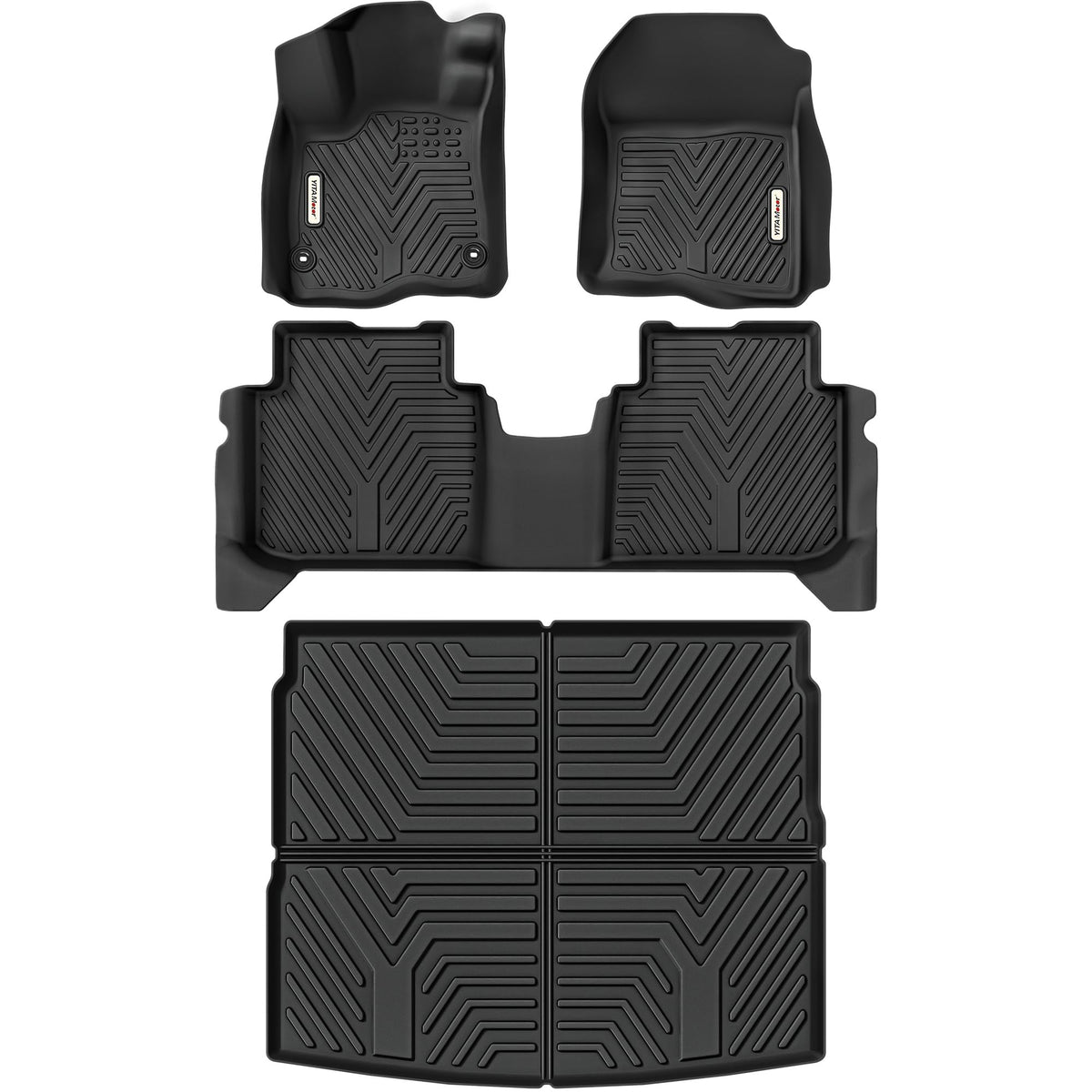 YITAMOTOR Floor Mats & Cargo Liner Fit for Honda CR-V 2026-2023, All Weather TPE Custom Fit for CRV (Gasoline & Hybrid & e:FCEV)