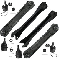 Detroit Axle - 8pc Front End Control Arms Kit for Jeep 1991-1999 Cherokee, 1991-1992 Comanche, 4 Upper & Lower Control Arms 4 Up