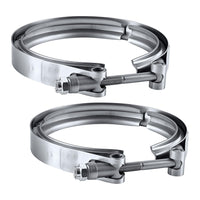 EVIL ENERGY V Band Clamp for Flange Kit Stainless Steel (2, 4.5)