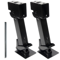 MaxxHaul 50970 Trailer Swing Down Stabilizer Jacks Telescoping RV Camper Accessories 1000 Lbs Capacity Each 12-18 inch | Set of