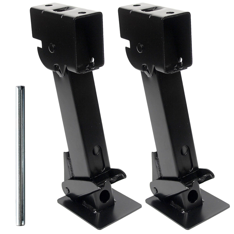 MaxxHaul 50970 Trailer Swing Down Stabilizer Jacks Telescoping RV Camper Accessories 1000 Lbs Capacity Each 12-18 inch | Set of