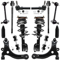 Detroit Axle - Front End 14pc Suspension Kit for Chevy Impala Monte Carlo Buick LaCrosse Regal Century Allure, Struts Control Ar