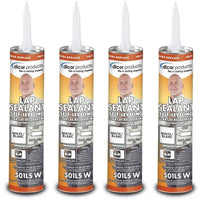 Dicor 501LSW-1, Lap Sealant Self-Leveling, White, 10.3 Ounce Tube (4)