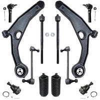 Detroit Axle - Front 12pc Suspension Kit for 09-15 Dodge Journey 2009 2010 2011 2012 2013 2014 2015, 2 Lower Control Arms 2 Lowe