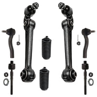 Detroit Axle - 8pc Front End Control Arms Kit for 07-12 Ford Fusion Lincoln MKZ, 07-09 Mercury Milan, 2 Lower Forward Control Ar