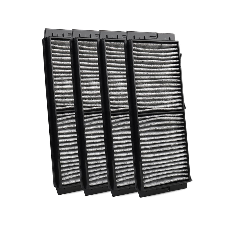 Forccord 4-PACK HEPA Cabin Air Filter Fits for Mazda 3 2010-2013, Mazda 3 Sport 2010-2014 Activated Carbon Cabin Filter Replacem