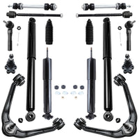 Detroit Axle - RWD Front End 16pc Suspension Kit for 99-06 Chevrolet Silverado GMC Sierra 1500, 2 Control Arms 2 Ball Joints 4 T