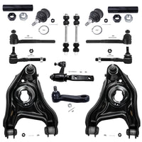 Detroit Axle - New 14-Piece Front Suspension Kit fits 2WD ONLY- (2) Front Lower Suspension Control Arms & Ball Joints, (2) Front