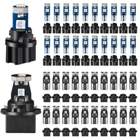 BBTO 20 Set T5 T10 LED Bulbs Dash Lights with Twist Socket Instrument Dashboard Light LED Bulbs for Interior Car Lights Dashboar